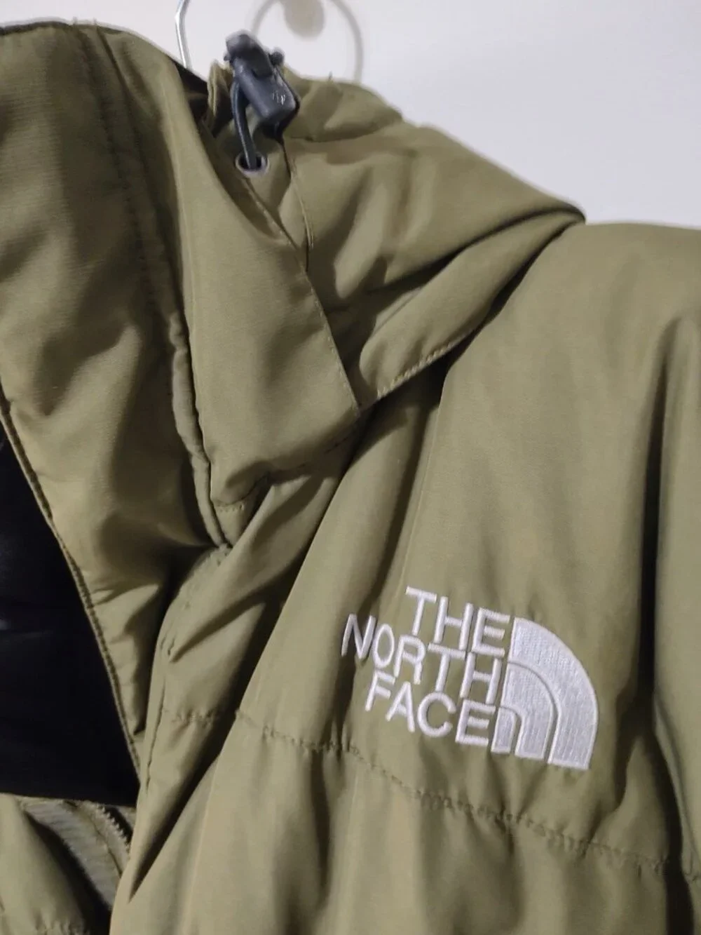 The North Face NSE 600 Down Parka Jacket Mens XL Olive Green Hooded